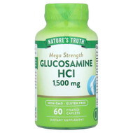 Natures Truth, Glucosamine HCl, Mega Strength, 1,500 mg, 60 Coated Caplets