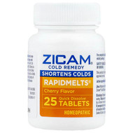 Zicam, Cold Remedy, RapidMelts, Cherry, 25 Quick Dissolve Tablets