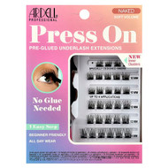 Ardell, Press On, Pre-Glued Underlash Extensions, Naked Soft Volume, 30 Pre Glued Clusters & Applicator