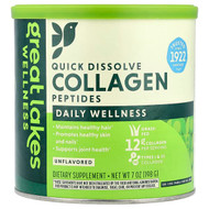 <img alt="Great Lakes Wellness, Quick Dissolve Collagen Peptides, Daily Wellness, Unflavored, 7 oz (198 g)" title="Great Lakes Wellness, Quick Dissolve Collagen Peptides, Daily Wellness, Unflavored, 7 oz (198 g),322654002361"