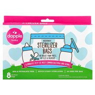 <img alt="Dapple Baby, Microwave Sterilizer Bags, For Breast Pump Parts, Bottles & Pacifiers, 8 Sterilizer Bags" title="Dapple Baby, Microwave Sterilizer Bags, For Breast Pump Parts, Bottles & Pacifiers, 8 Sterilizer Bags,811106031061"