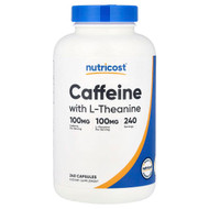 <img alt="Nutricost, Caffeine with L-Theanine, 240 Capsules" title="Nutricost, Caffeine with L-Theanine, 240 Capsules,810014671932"