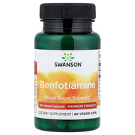 <img alt="Swanson Vitamins, Benfotiamine, Maximum Strength, 300 mg, 60 Veggie Caps" title="Swanson Vitamins, Benfotiamine, Maximum Strength, 300 mg, 60 Veggie Caps,087614029771"