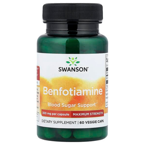 <img alt="Swanson Vitamins, Benfotiamine, Maximum Strength, 300 mg, 60 Veggie Caps" title="Swanson Vitamins, Benfotiamine, Maximum Strength, 300 mg, 60 Veggie Caps,087614029771"