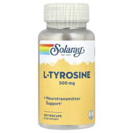 <img alt="Solaray, L-Tyrosine, 500 mg, 100 VegCaps" title="Solaray, L-Tyrosine, 500 mg, 100 VegCaps,076280049916"