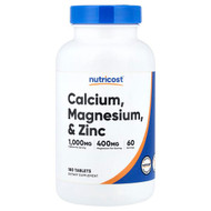 <img alt="Nutricost, Calcium, Magnesium, & Zinc, 180 Tablets" title="Nutricost, Calcium, Magnesium, & Zinc, 180 Tablets,810014678924"