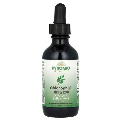 <img alt="Dynamic Health, Chlorophyll Ultra 20X, 2 fl oz (59 ml)" title="Dynamic Health, Chlorophyll Ultra 20X, 2 fl oz (59 ml),790223158540"