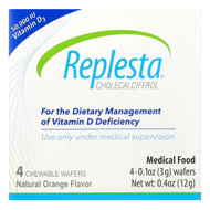 <img alt="Replesta, Cholecalciferol, Vitamin D3, Natural Orange, 50,000 IU, 4 Chewable Wafers, 0.1 oz (3 g) Each" title="Replesta, Cholecalciferol, Vitamin D3, Natural Orange, 50,000 IU, 4 Chewable Wafers, 0.1 oz (3 g) Each,602359460100"