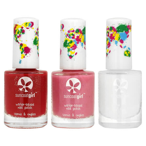 <img alt="SuncoatGirl, Water-Based Nail Polish, Ballerina Beauty, 4 Piece Kit" title="SuncoatGirl, Water-Based Nail Polish, Ballerina Beauty, 4 Piece Kit,629003009027"