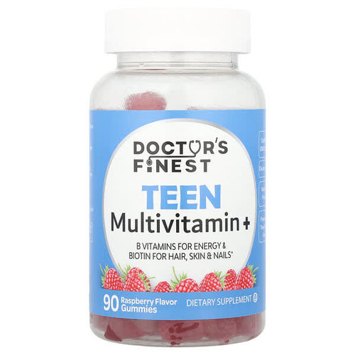 <img alt="Doctors Finest, Teen Multivitamin+ Gummies, Raspberry, 90 Gummies" title="Doctors Finest, Teen Multivitamin+ Gummies, Raspberry, 90 Gummies,810048612048"