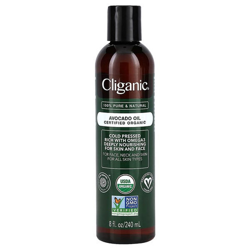 <img alt="Cliganic, Organic Avocado Oil, 8 fl oz (240 ml)" title="Cliganic, Organic Avocado Oil, 8 fl oz (240 ml),855102007965"