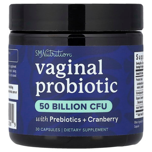 <img alt="SMNutrition, Vaginal Probiotic With Prebiotics + Cranberry, 30 Capsules" title="SMNutrition, Vaginal Probiotic With Prebiotics + Cranberry, 30 Capsules,850045552589"