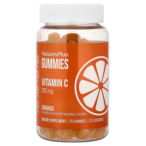 <img alt="NaturesPlus, Vitamin C Gummies, Orange, 75 Gummies (125 mg per Gummy)" title="NaturesPlus, Vitamin C Gummies, Orange, 75 Gummies (125 mg per Gummy),097467022041"