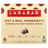 <img alt="Larabar, Real Fruit & Nut Bar, Chocolate Chip Cookie Dough, 6 Bars, 1.6 oz (45 g) Each" title="Larabar, Real Fruit & Nut Bar, Chocolate Chip Cookie Dough, 6 Bars, 1.6 oz (45 g) Each,021908115368"