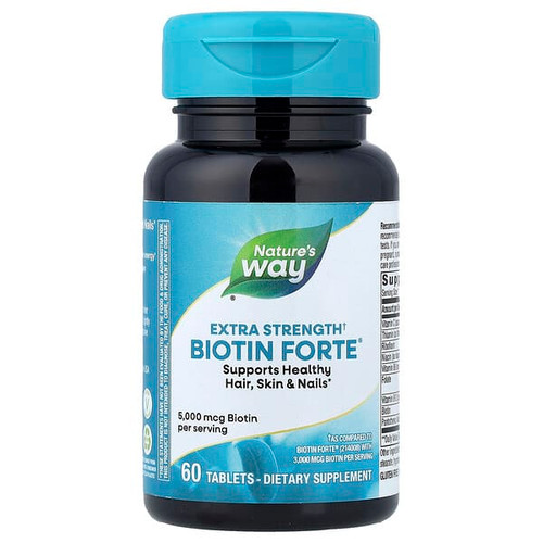 <img alt="Natures Way, Biotin Forte, 60 Tablets" title="Natures Way, Biotin Forte, 60 Tablets,354022107514"