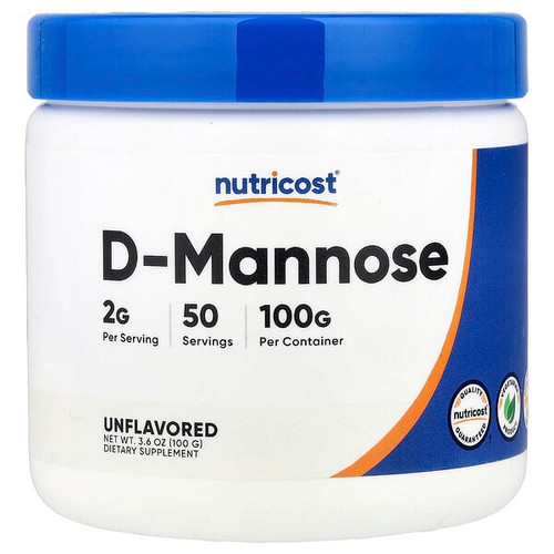 <img alt="Nutricost, D-Mannose, Unflavored , 3.6 oz (100 g)" title="Nutricost, D-Mannose, Unflavored , 3.6 oz (100 g),810139575658"