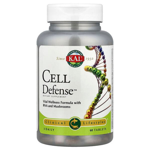 <img alt="KAL, Cell Defense, 60 Tablets" title="KAL, Cell Defense, 60 Tablets,021245671077"