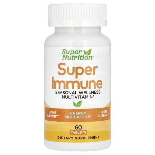 <img alt="Super Nutrition, Super Immune, Immune-Strengthening Multivitamin with Glutathione, High-Potency Vitamins, Minerals and Herbs, 60 Tablets" title="Super Nutrition, Super Immune, Immune-Strengthening Multivitamin with Glutathione, High-Potency Vitamins, Minerals and Herbs, 60 Tablets,898220020140"