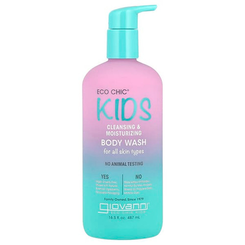 <img alt="Giovanni, Eco Chic Kids, Cleansing & Moisturizing Body Wash, 16.5 fl oz (487 ml)" title="Giovanni, Eco Chic Kids, Cleansing & Moisturizing Body Wash, 16.5 fl oz (487 ml),716237189585"