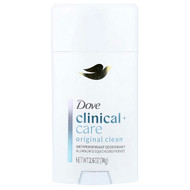 <img alt="Dove, Clinical + Care, Antiperspirant Deodorant, Original Clean, 2.6 oz (74 g)" title="Dove, Clinical + Care, Antiperspirant Deodorant, Original Clean, 2.6 oz (74 g),079400530974"