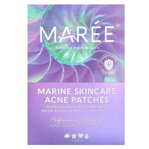 <img alt="Maree, Marine Skincare Acne Patches, 72 Dots" title="Maree, Marine Skincare Acne Patches, 72 Dots,724399714880"