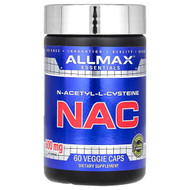 <img alt="ALLMAX, Essentials, NAC, 600 mg, 60 Veggie Caps" title="ALLMAX, Essentials, NAC, 600 mg, 60 Veggie Caps,665553229638"