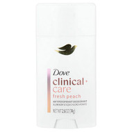 <img alt="Dove, Clinical + Care, Antiperspirant Deodorant, Fresh Peach, 2.6 oz (74 g)" title="Dove, Clinical + Care, Antiperspirant Deodorant, Fresh Peach, 2.6 oz (74 g),079400530967"