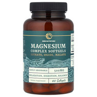 <img alt="Nobi Nutrition, Magnesium Complex, 500 mg , 60 Softgels" title="Nobi Nutrition, Magnesium Complex, 500 mg , 60 Softgels,850018274623"