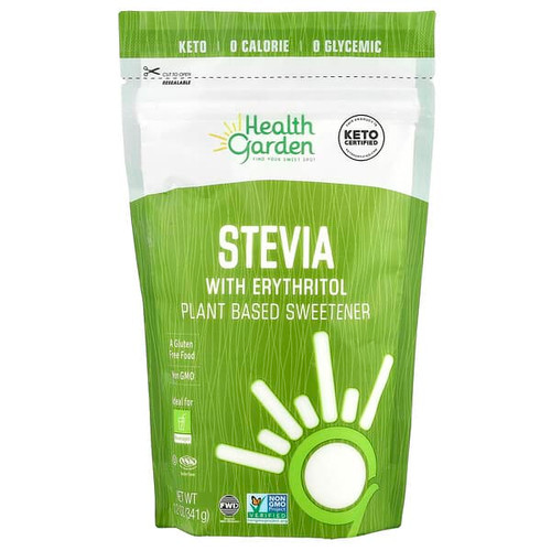 <img alt="Health Garden, Stevia With Erythritol, 12 oz (341 g)" title="Health Garden, Stevia With Erythritol, 12 oz (341 g),857722006106"