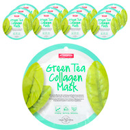 <img alt="Purederm, Green Tea Collagen Beauty Mask, 12 Sheets, 0.63 oz (18 g) Each" title="Purederm, Green Tea Collagen Beauty Mask, 12 Sheets, 0.63 oz (18 g) Each,8809411188077"