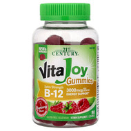 <img alt="21st Century, VitaJoy B-12 Gummies, Raspberry, 90 Gummies (1,500 mcg per Gummy)" title="21st Century, VitaJoy B-12 Gummies, Raspberry, 90 Gummies (1,500 mcg per Gummy),740985280867"