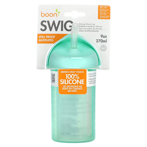 <img alt="Boon, Swig, Silicone Straw Cup, 6 Months+, Mint , 9 oz (270 ml)" title="Boon, Swig, Silicone Straw Cup, 6 Months+, Mint , 9 oz (270 ml),669028114405"