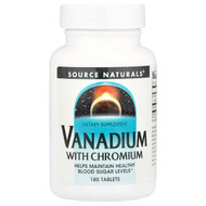 <img alt="Source Naturals, Vanadium With Chromium, 180 Tablets" title="Source Naturals, Vanadium With Chromium, 180 Tablets,021078018360"
