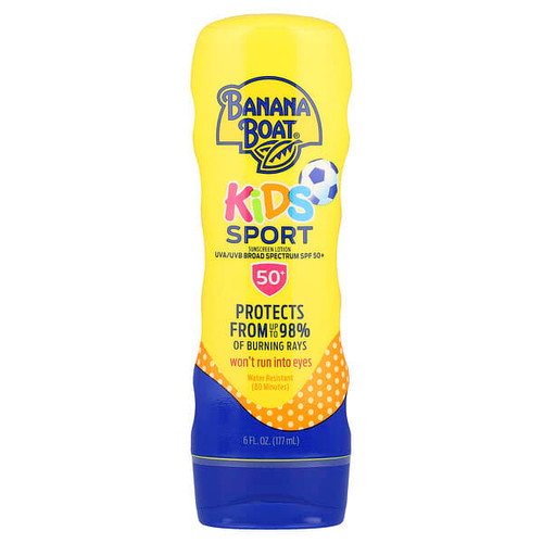 <img alt="Banana Boat, Kids Sport, Sunscreen Lotion, SPF 50+, 6 fl oz (177 ml)" title="Banana Boat, Kids Sport, Sunscreen Lotion, SPF 50+, 6 fl oz (177 ml),079656016819"
