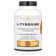 <img alt="PrePrimal, L-Tyrosine, 500 mg , 180 Capsules" title="PrePrimal, L-Tyrosine, 500 mg , 180 Capsules,850050186076"