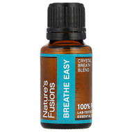 <img alt="Natures Fusions, 100% Pure Essential Oil, Breathe Easy , 15 ml" title="Natures Fusions, 100% Pure Essential Oil, Breathe Easy , 15 ml,741459740092"