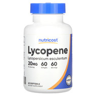 <img alt="Nutricost, Lycopene, 20 mg , 60 Softgels" title="Nutricost, Lycopene, 20 mg , 60 Softgels,810014678399"