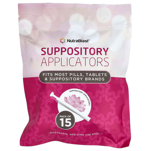 <img alt="NutraBlast, Suppository Applicators, 15 Count" title="NutraBlast, Suppository Applicators, 15 Count,644766056637"