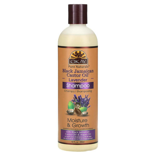 <img alt="Okay Pure Naturals, Black Jamaican Castor Oil, Shampoo, Lavender, 12 fl oz (355 ml)" title="Okay Pure Naturals, Black Jamaican Castor Oil, Shampoo, Lavender, 12 fl oz (355 ml),815166024216"