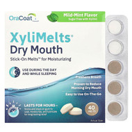 <img alt="OraCoat, XyliMelts Dry Mouth, Mild-Mint, 40 Melts" title="OraCoat, XyliMelts Dry Mouth, Mild-Mint, 40 Melts,855933000517"