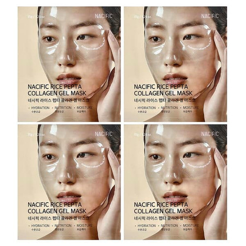 <img alt="Nacific, Rice Pepta Collagen Gel Beauty Mask, 4 Sheets, 1.23 oz Each" title="Nacific, Rice Pepta Collagen Gel Beauty Mask, 4 Sheets, 1.23 oz Each,8809517465898"
