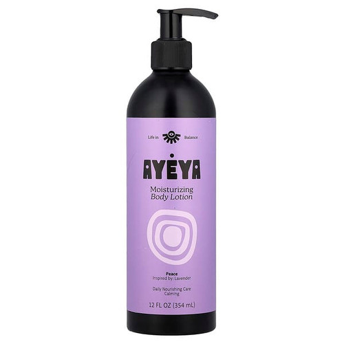 <img alt="Ayeya, Moisturizing Body Lotion, Lavender, 12 fl oz (354 ml)" title="Ayeya, Moisturizing Body Lotion, Lavender, 12 fl oz (354 ml),810129394214"