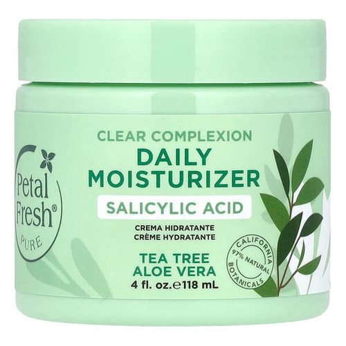 <img alt="Petal Fresh, Pure, Clear Complexion Daily Moisturizer, Tea Tree, Aloe Vera, 4 fl oz (118 ml)" title="Petal Fresh, Pure, Clear Complexion Daily Moisturizer, Tea Tree, Aloe Vera, 4 fl oz (118 ml),713708730048"