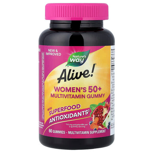 <img alt="Natures Way, Alive Womens 50+ Multivitamin Gummy, Mixed Berry, 60 Gummies" title="Natures Way, Alive Womens 50+ Multivitamin Gummy, Mixed Berry, 60 Gummies,033674159040"