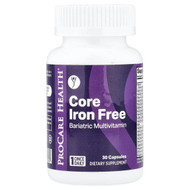 <img alt="ProCare Health, Core Iron Free, Bariatric Multivitamin, 30 Capsules" title="ProCare Health, Core Iron Free, Bariatric Multivitamin, 30 Capsules,850067388081"