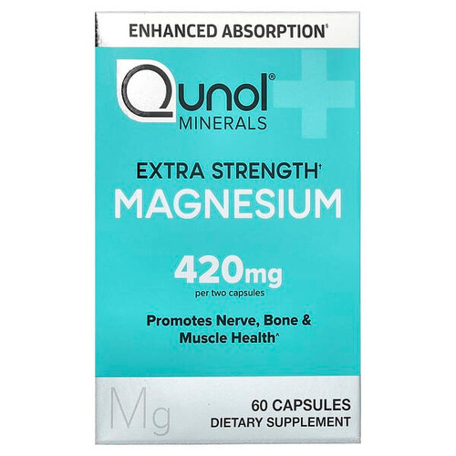 <img alt="Qunol, Magnesium, 60 Capsules (210 mg per Capsule)" title="Qunol, Magnesium, 60 Capsules (210 mg per Capsule),898440001905"
