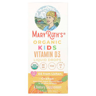 <img alt="MaryRuths, Organic Kids Vitamin D3 Liquid Drops, 4-13 Years, Orange, 640 IU, 0.5 fl oz (15 ml)" title="MaryRuths, Organic Kids Vitamin D3 Liquid Drops, 4-13 Years, Orange, 640 IU, 0.5 fl oz (15 ml),850018471473"