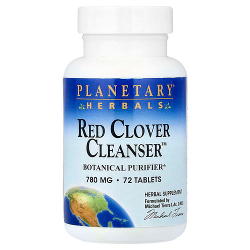 <img alt="Planetary Herbals, Red Clover Cleanser, 72 Tablets" title="Planetary Herbals, Red Clover Cleanser, 72 Tablets,021078100218"
