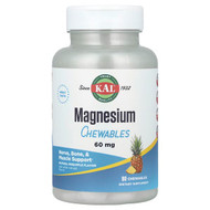 <img alt="KAL, Magnesium Chewables, Pineapple, 60 mg, 90 Chewables" title="KAL, Magnesium Chewables, Pineapple, 60 mg, 90 Chewables,021245454021"