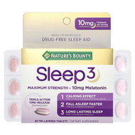<img alt="Natures Bounty, Gold Series, Sleep 3, Maximum Strength, 30 Tri-Layered Tablets" title="Natures Bounty, Gold Series, Sleep 3, Maximum Strength, 30 Tri-Layered Tablets,074312005251"